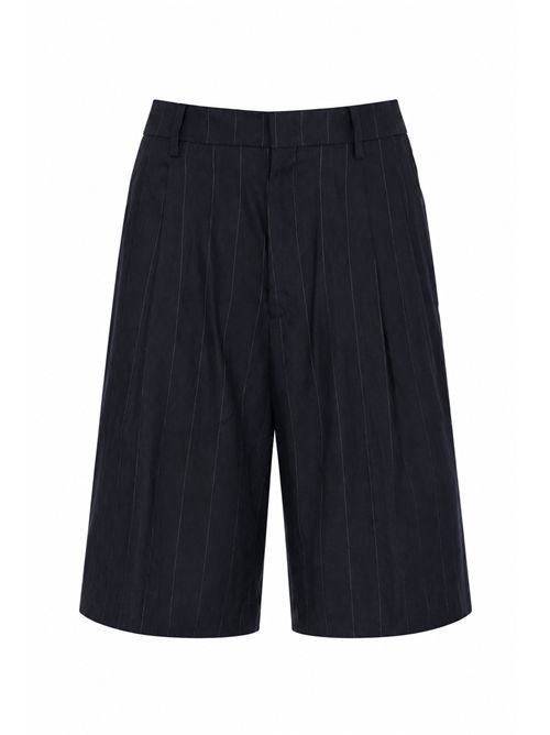 Bermuda Effie in lino gessato Tagliatore | B-EFFIE 340350 EB990387
